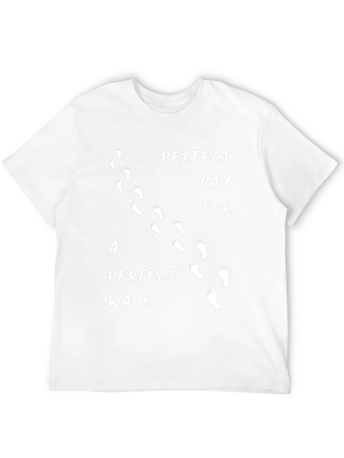 Perfect Day Walk Tee - Footprint Design