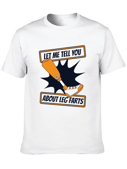 Funny Amputee Leg Parts T-Shirt - Black
