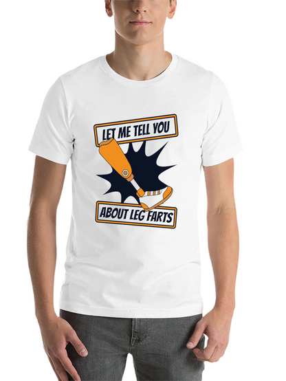 Funny Amputee Leg Parts T-Shirt - Black