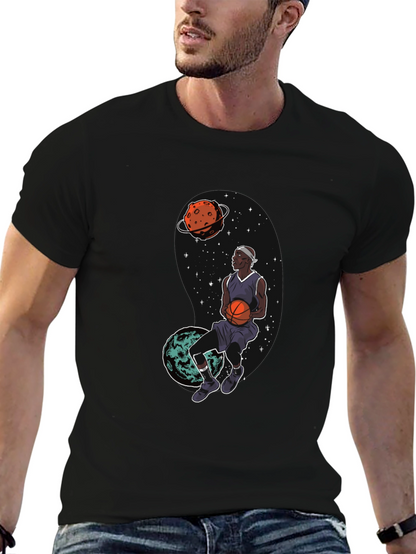 Cosmic Dunk Black Graphic Tee