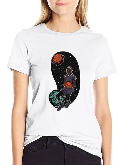 Cosmic Dunk Black Graphic Tee