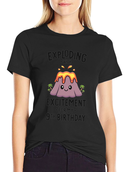 Volcano 9th Birthday T-Shirt