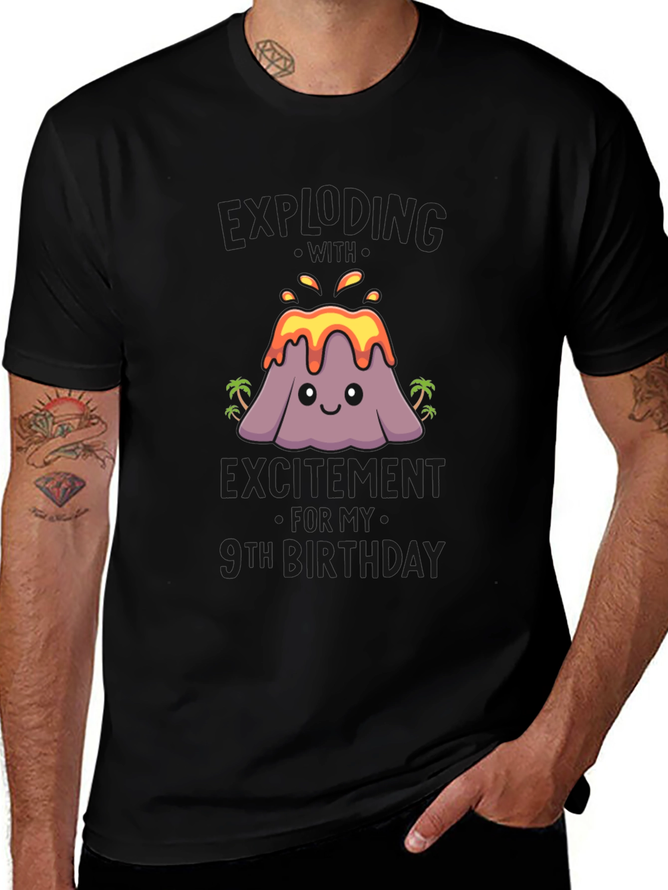 Volcano 9th Birthday T-Shirt