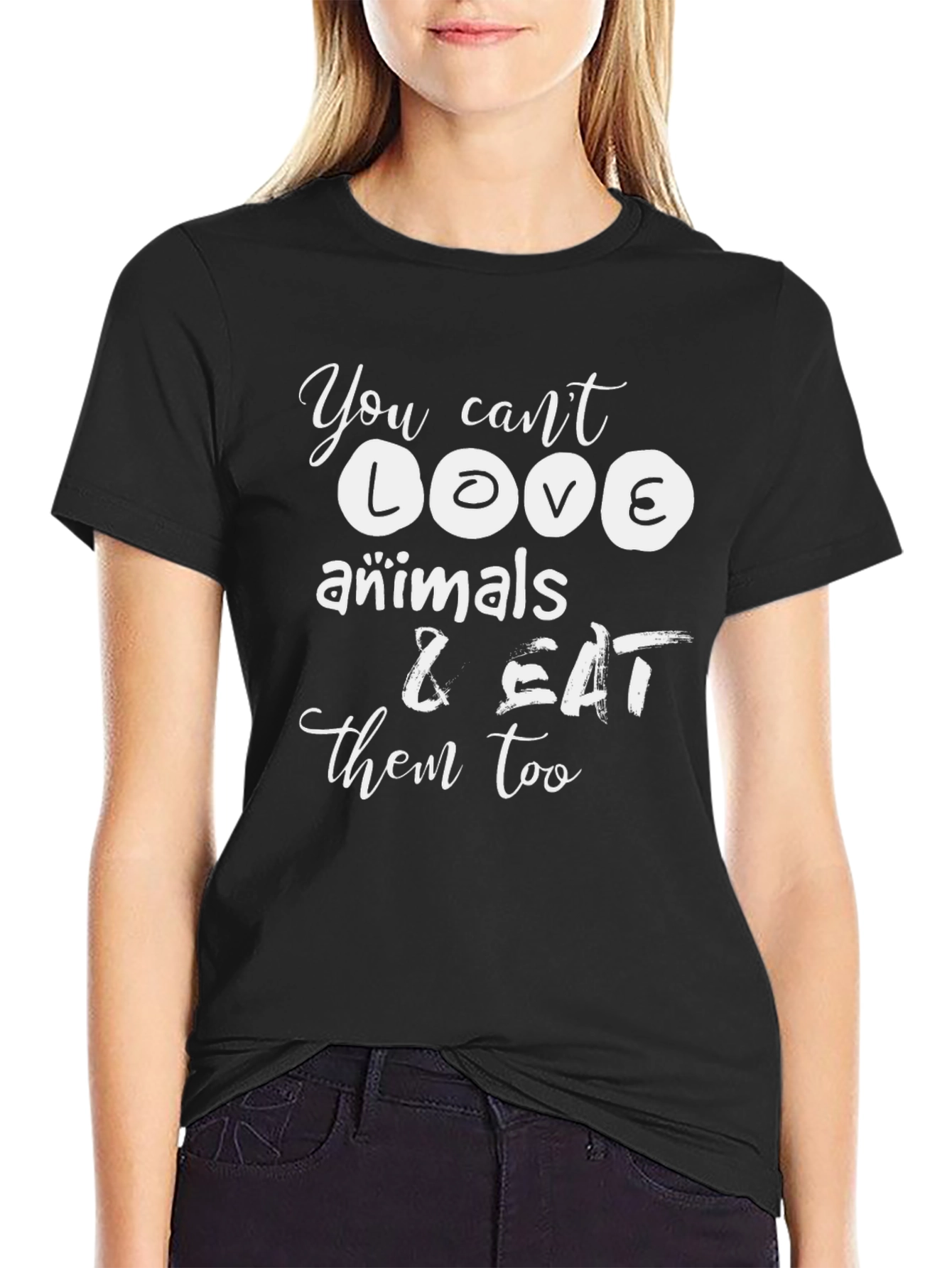 Vegan Humor T-Shirt - Animals & Eating