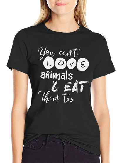 Vegan Humor T-Shirt - Animals & Eating