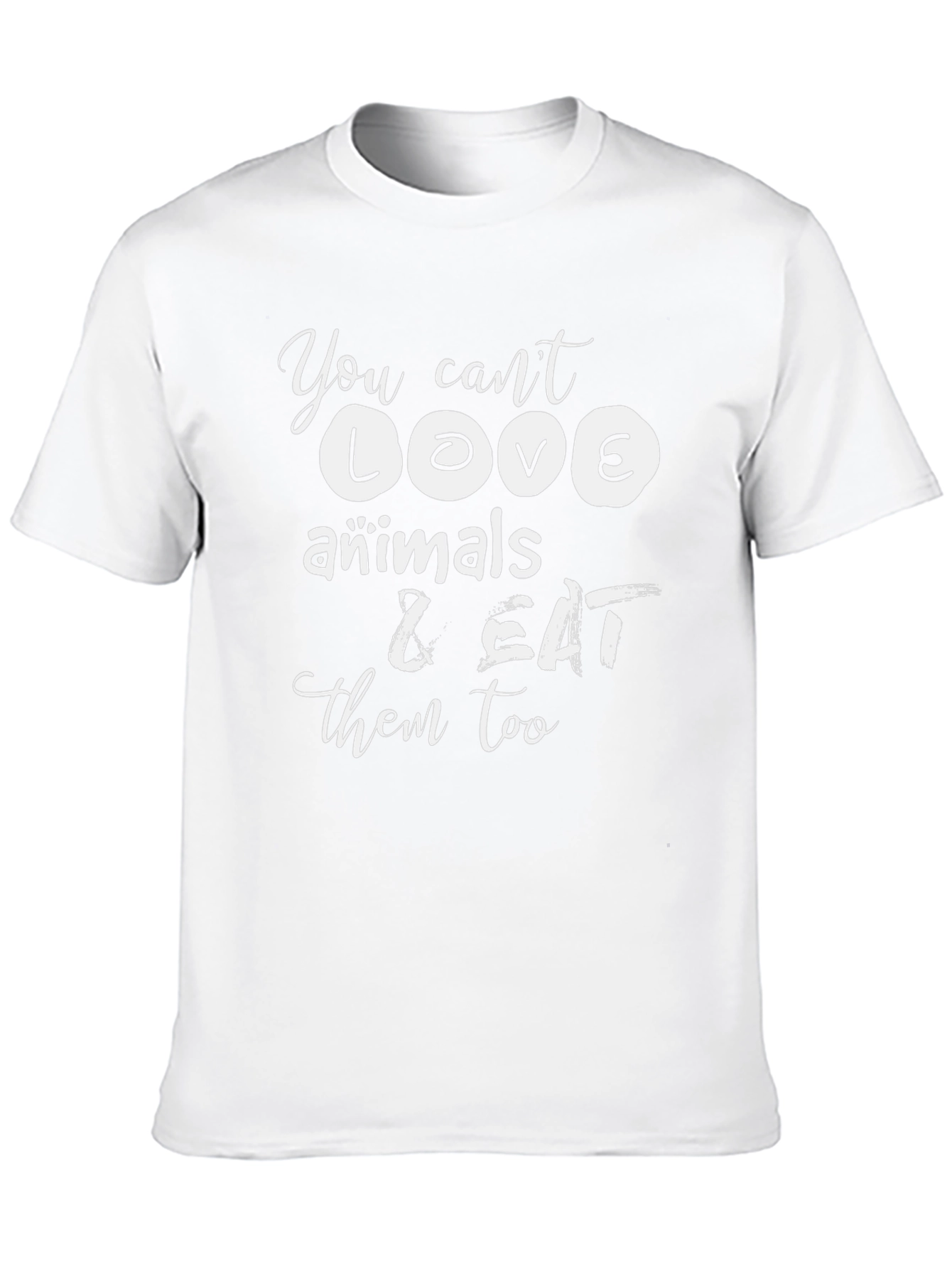 Vegan Humor T-Shirt - Animals & Eating