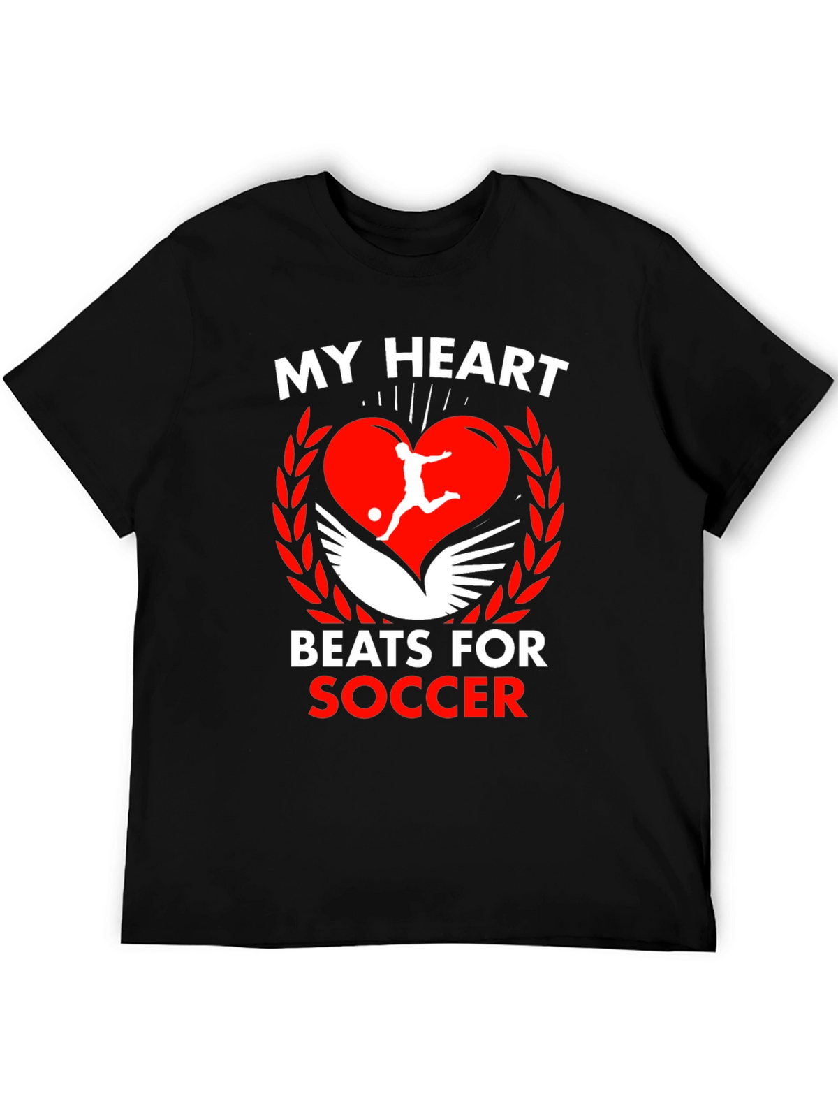 My Heart Beats For Soccer Graphic Tee
