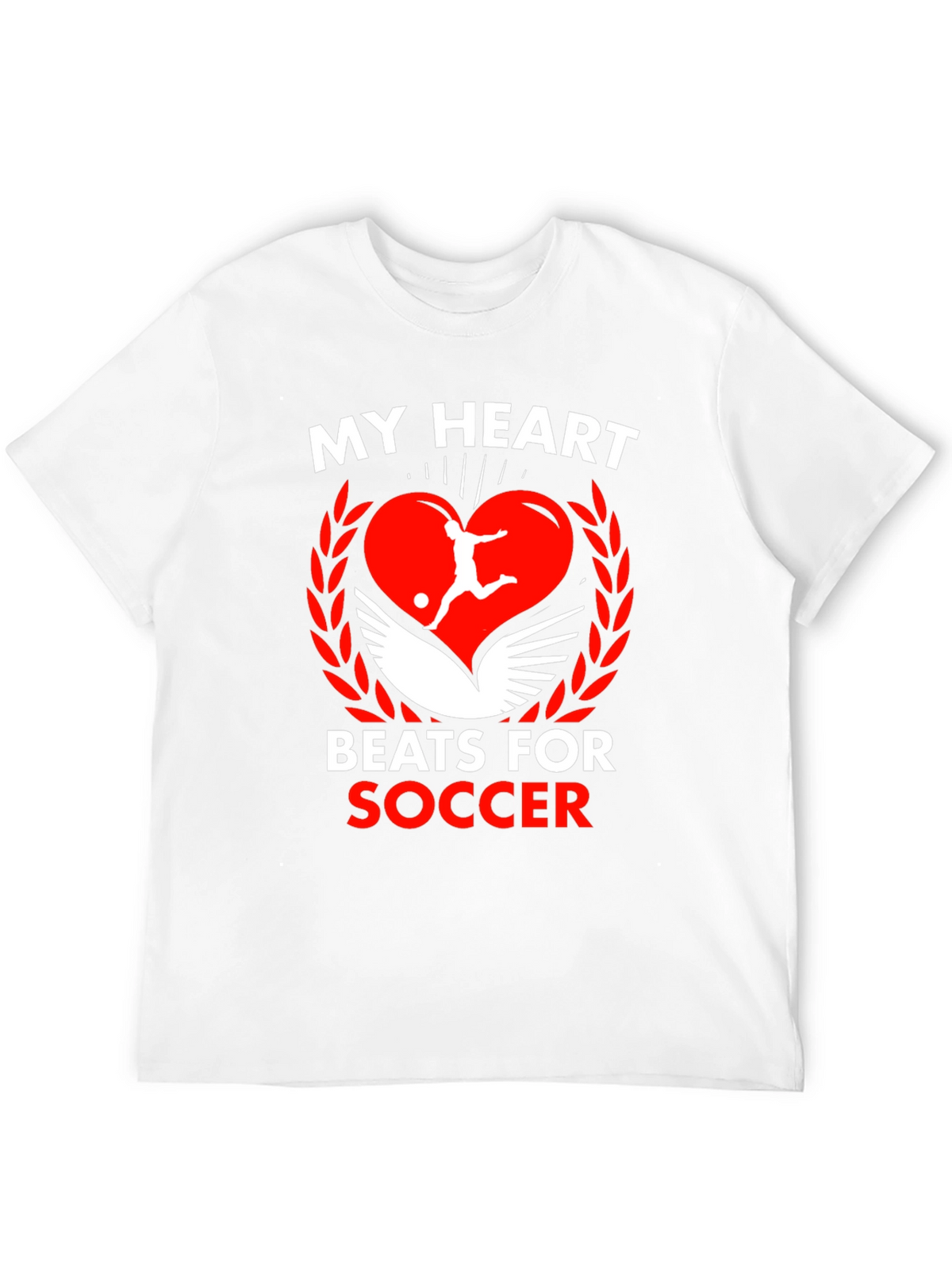 My Heart Beats For Soccer Graphic Tee