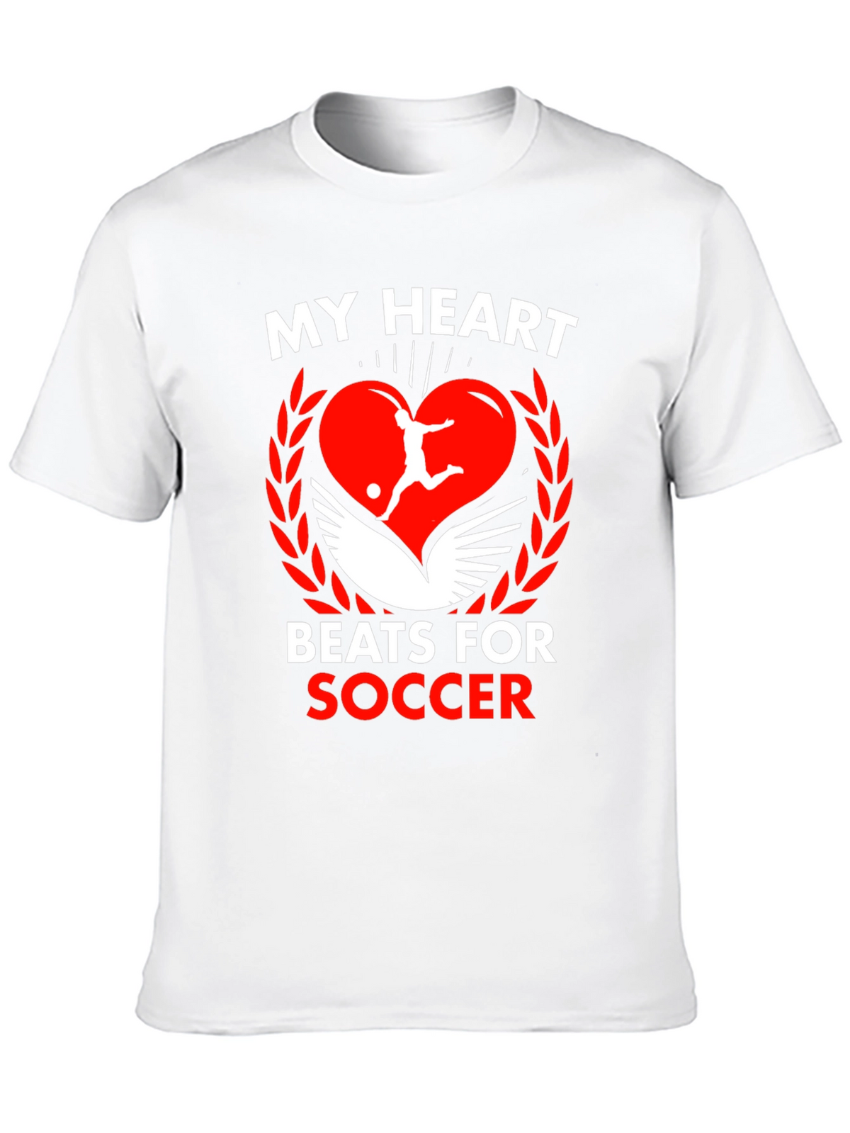 My Heart Beats For Soccer Graphic Tee