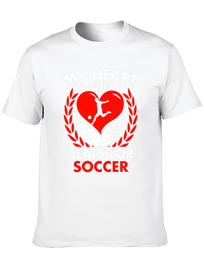 My Heart Beats For Soccer Graphic Tee
