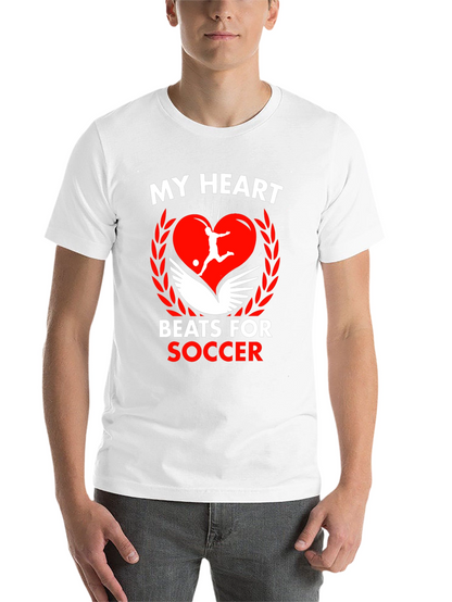 My Heart Beats For Soccer Graphic Tee