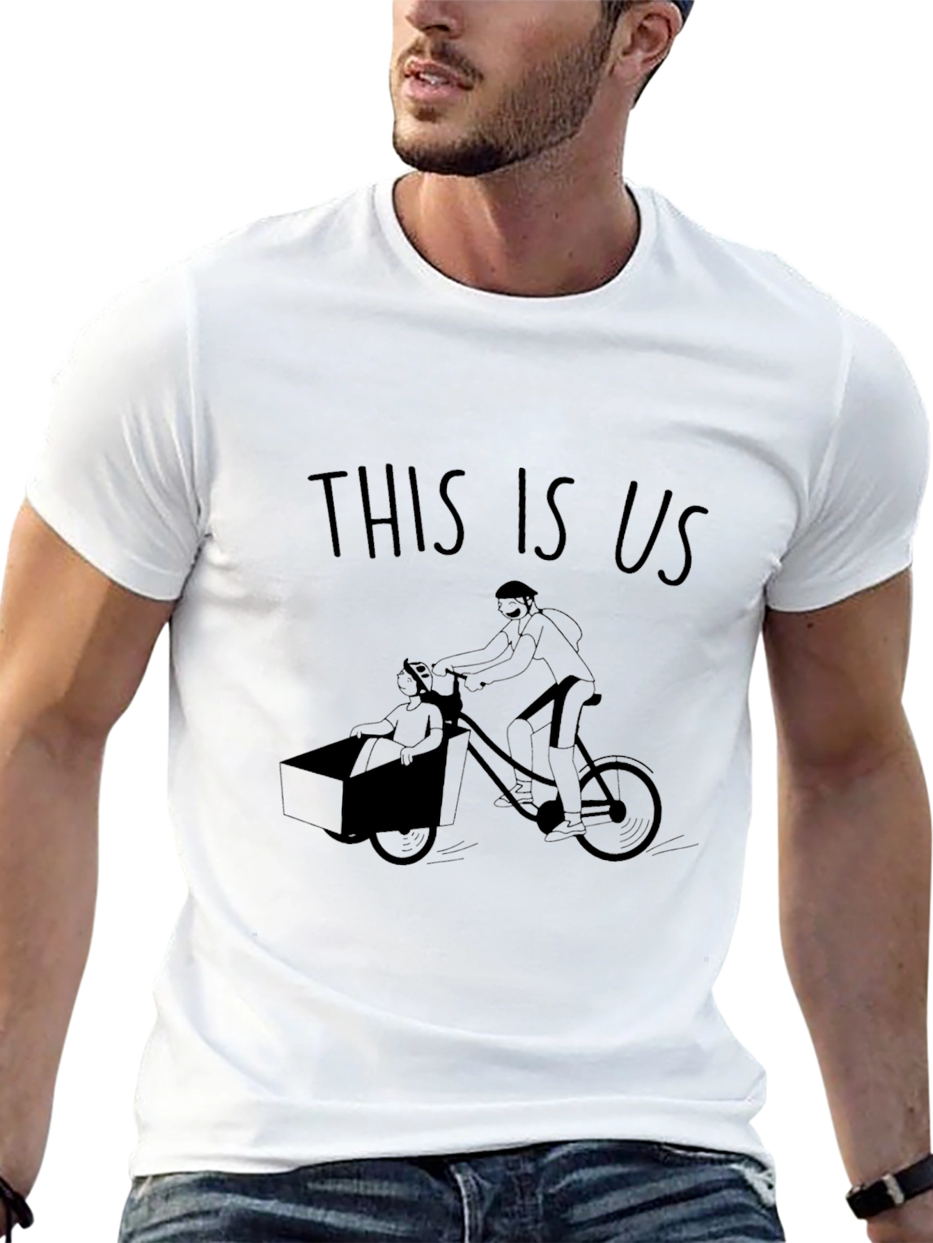 This Is Us Graphic Tee - Bike Design