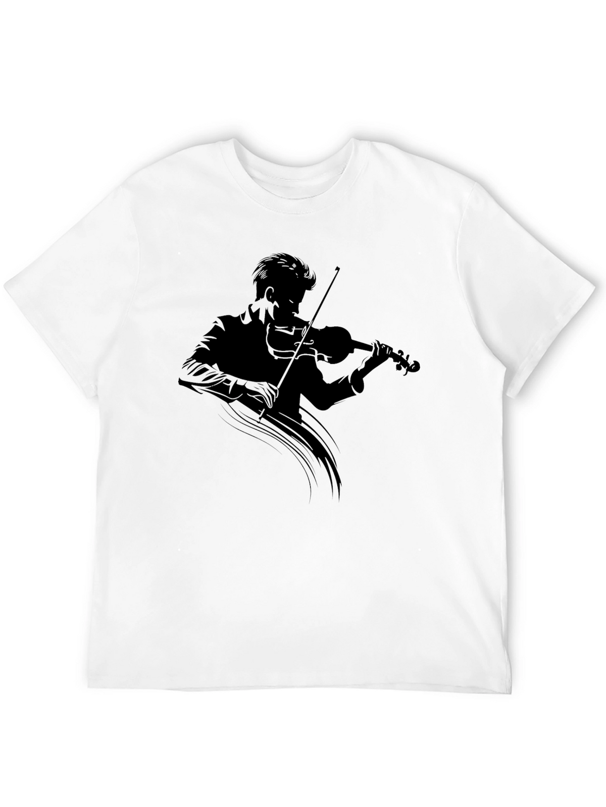 Musician Silhouette T-Shirt - Classic Black Tee