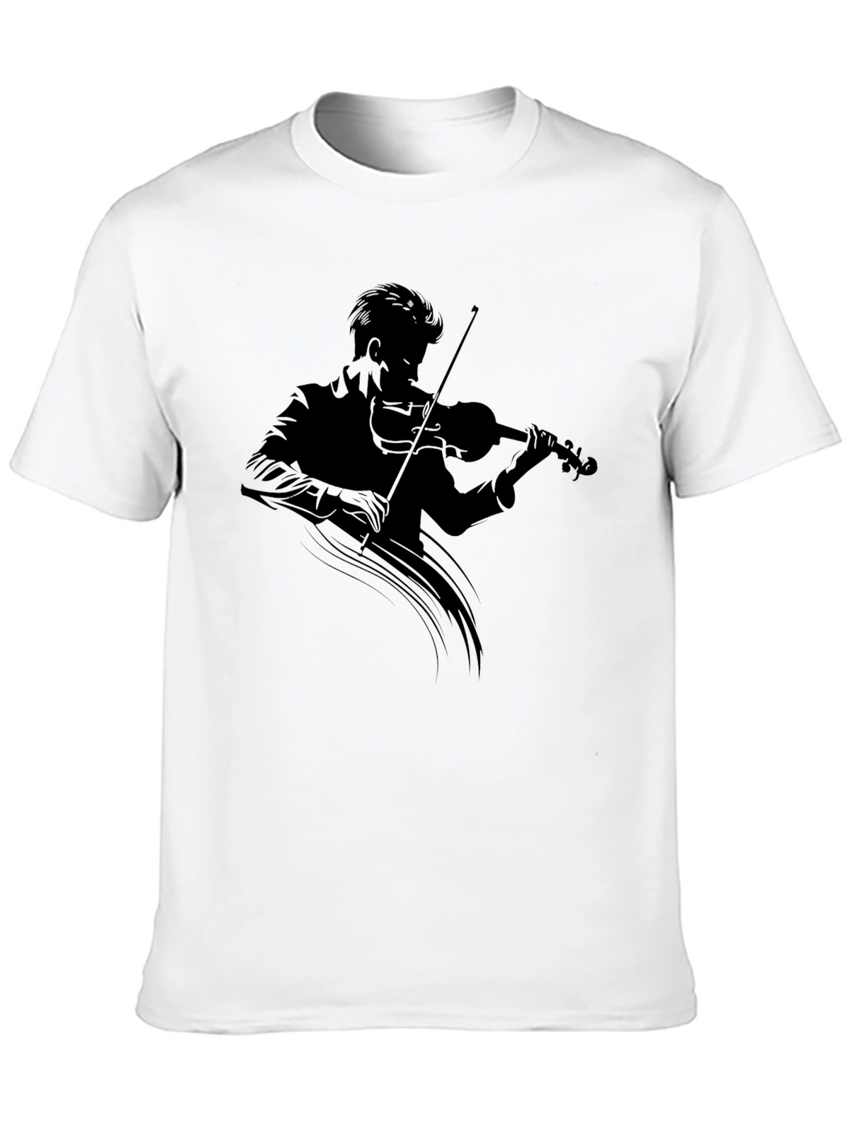 Musician Silhouette T-Shirt - Classic Black Tee