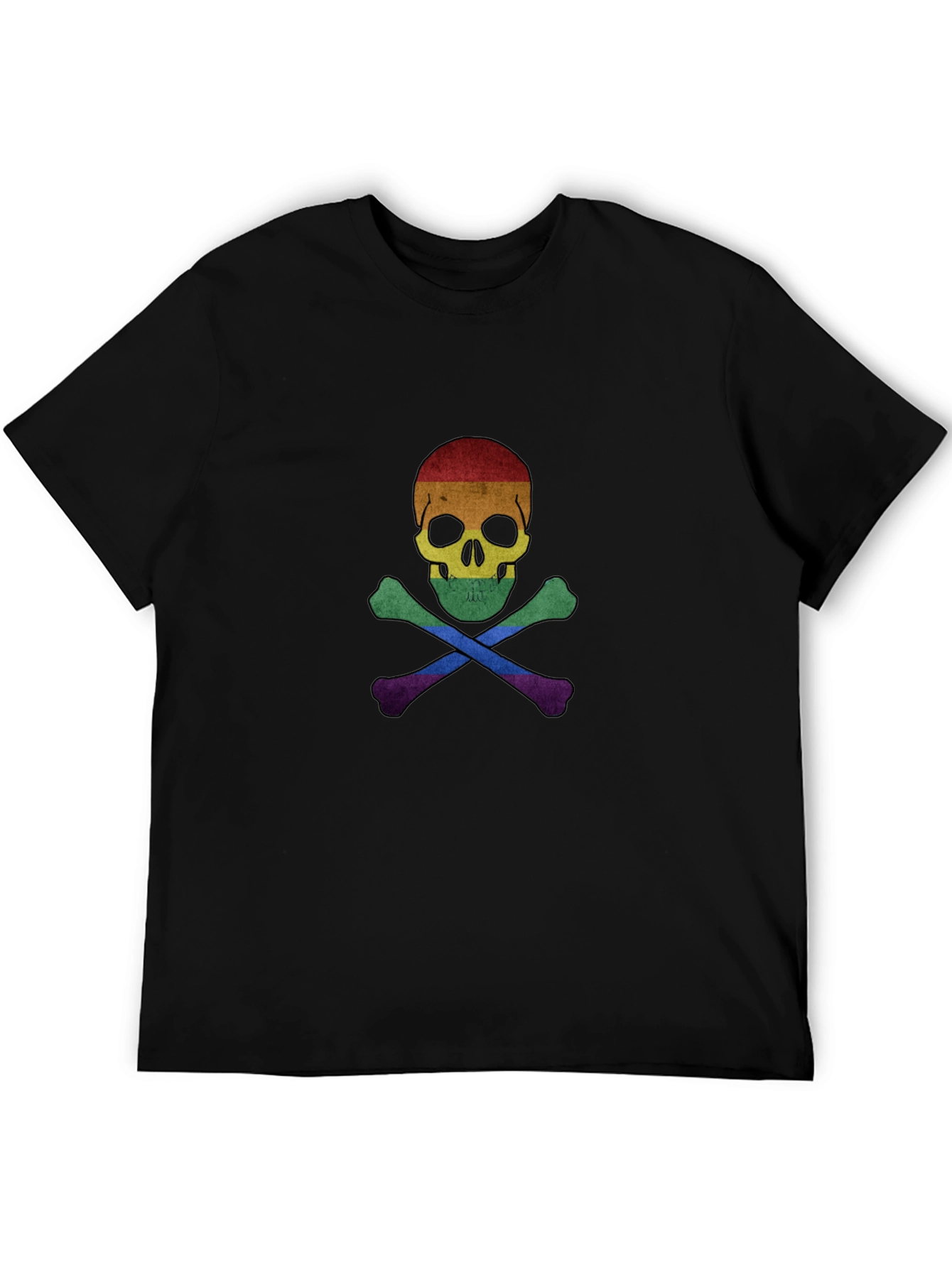 Rainbow Pride Skull & Crossbones T-Shirt