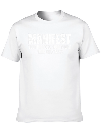 Manifest Graphic Tee - Black T-Shirt