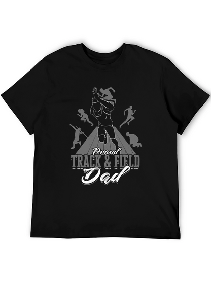 Proud Track & Field Dad T-Shirt