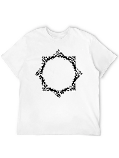 Elegant Framed Black T-Shirt