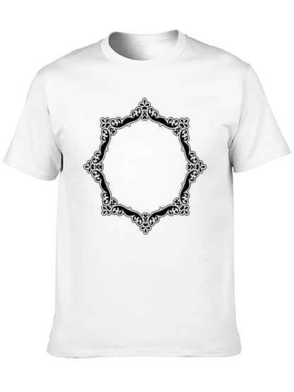 Elegant Framed Black T-Shirt