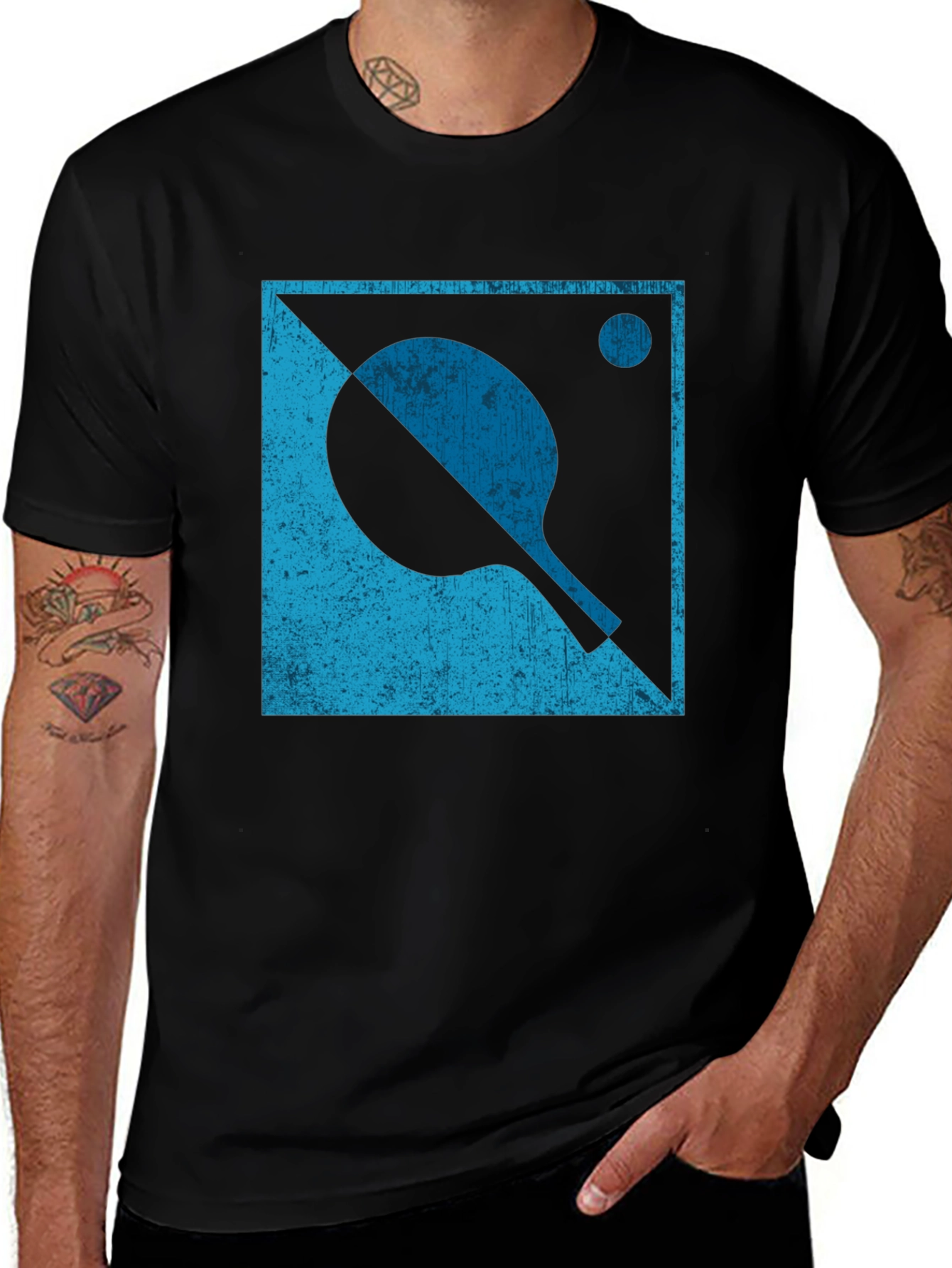 Retro Table Tennis Graphic Tee