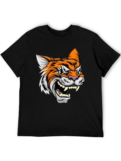 Roaring Tiger Graphic Tee - Black