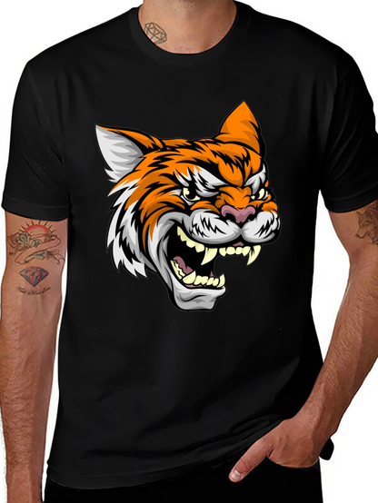 Roaring Tiger Graphic Tee - Black