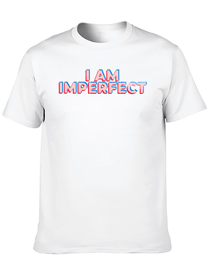 Imperfect Statement Graphic Tee - Black