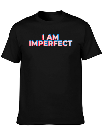 Imperfect Statement Graphic Tee - Black