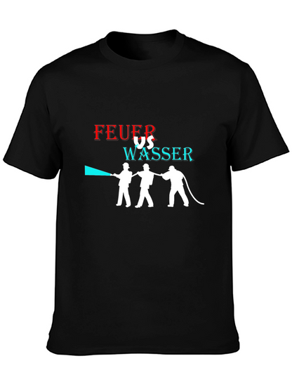 Feuer vs Wasser Graphic T-Shirt