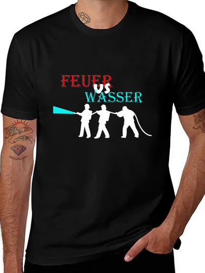 Feuer vs Wasser Graphic T-Shirt