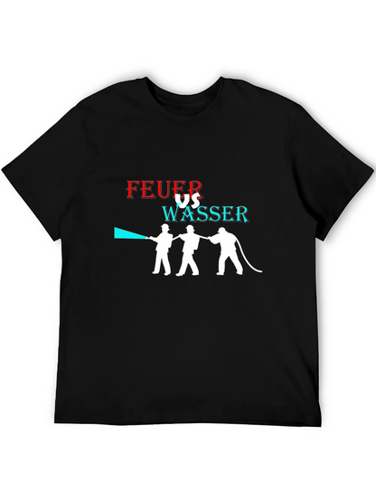 Feuer vs Wasser Graphic T-Shirt