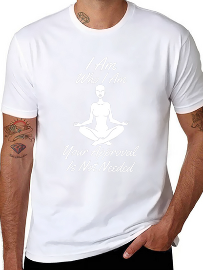 I Am Who I Am Meditation Black T-Shirt