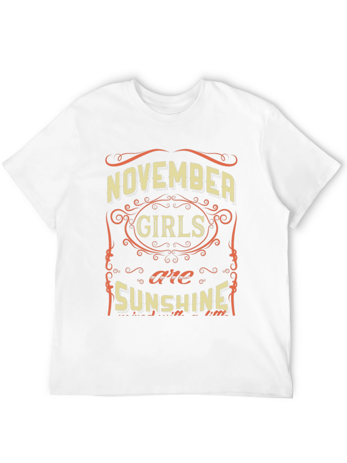 November Girls Sunshine Black T-Shirt