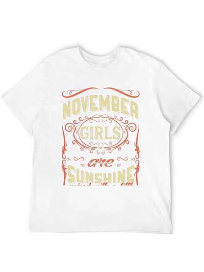 November Girls Sunshine Black T-Shirt