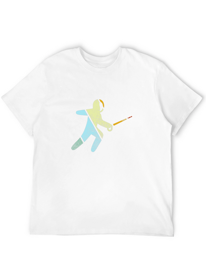 Fencer Graphic Black T-Shirt