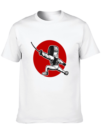 Fencing Sport Graphic T-Shirt