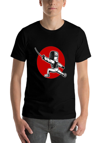 Fencing Sport Graphic T-Shirt