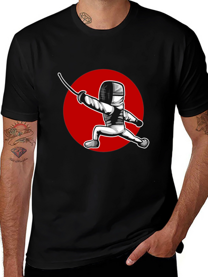 Fencing Sport Graphic T-Shirt
