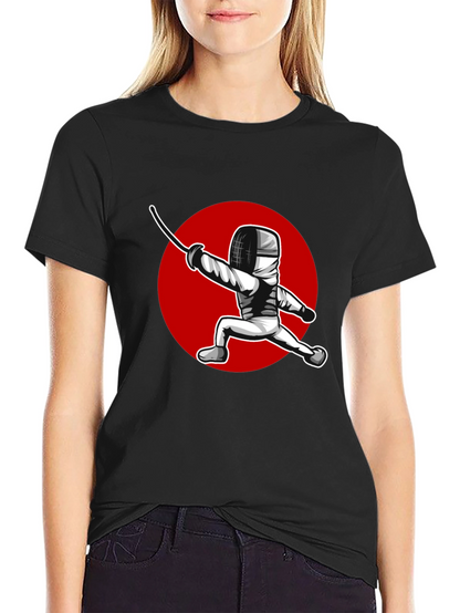 Fencing Sport Graphic T-Shirt
