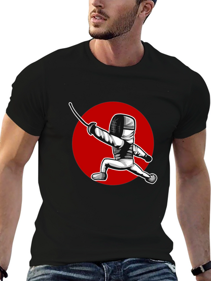 Fencing Sport Graphic T-Shirt