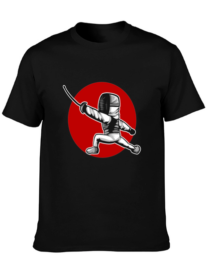 Fencing Sport Graphic T-Shirt