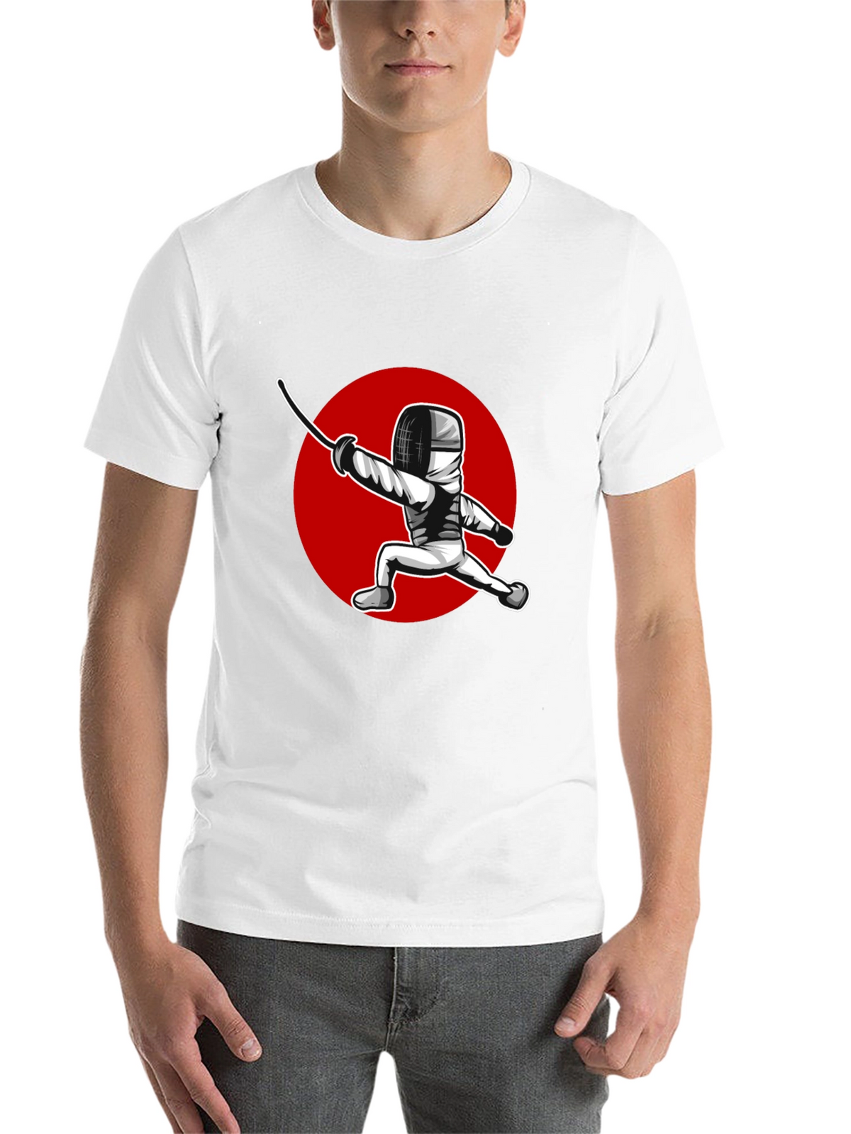 Fencing Sport Graphic T-Shirt
