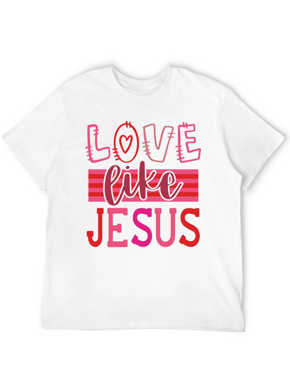 Love Like Jesus Graphic Tee - Black