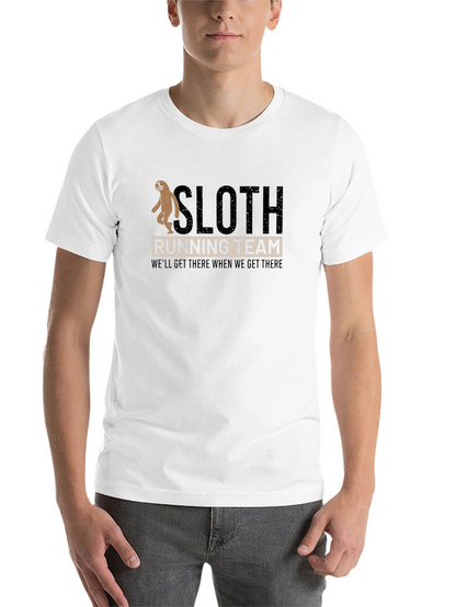 Sloth Running Team T-Shirt:  Funny Relaxed Fit