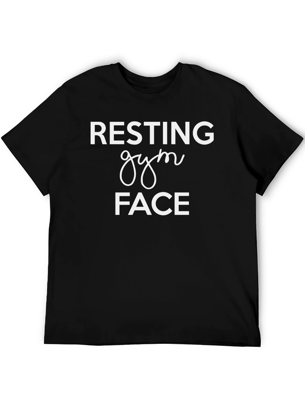 Resting Gym Face T-Shirt - Black