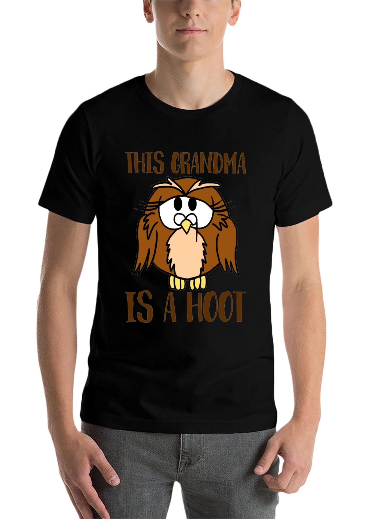 Funny Grandma Owl Graphic T-Shirt