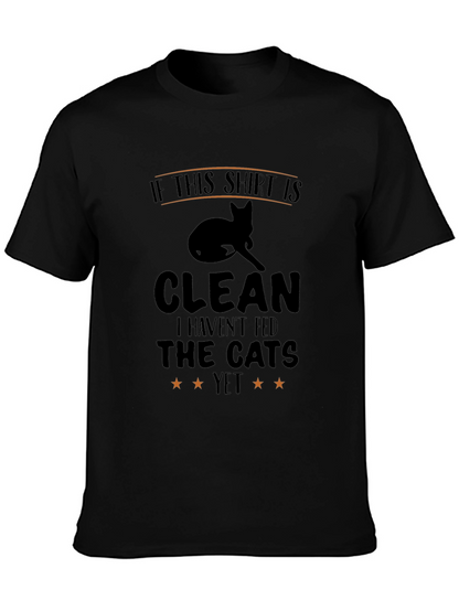 Funny Cat Lover T-Shirt: If This Shirt Is Clean