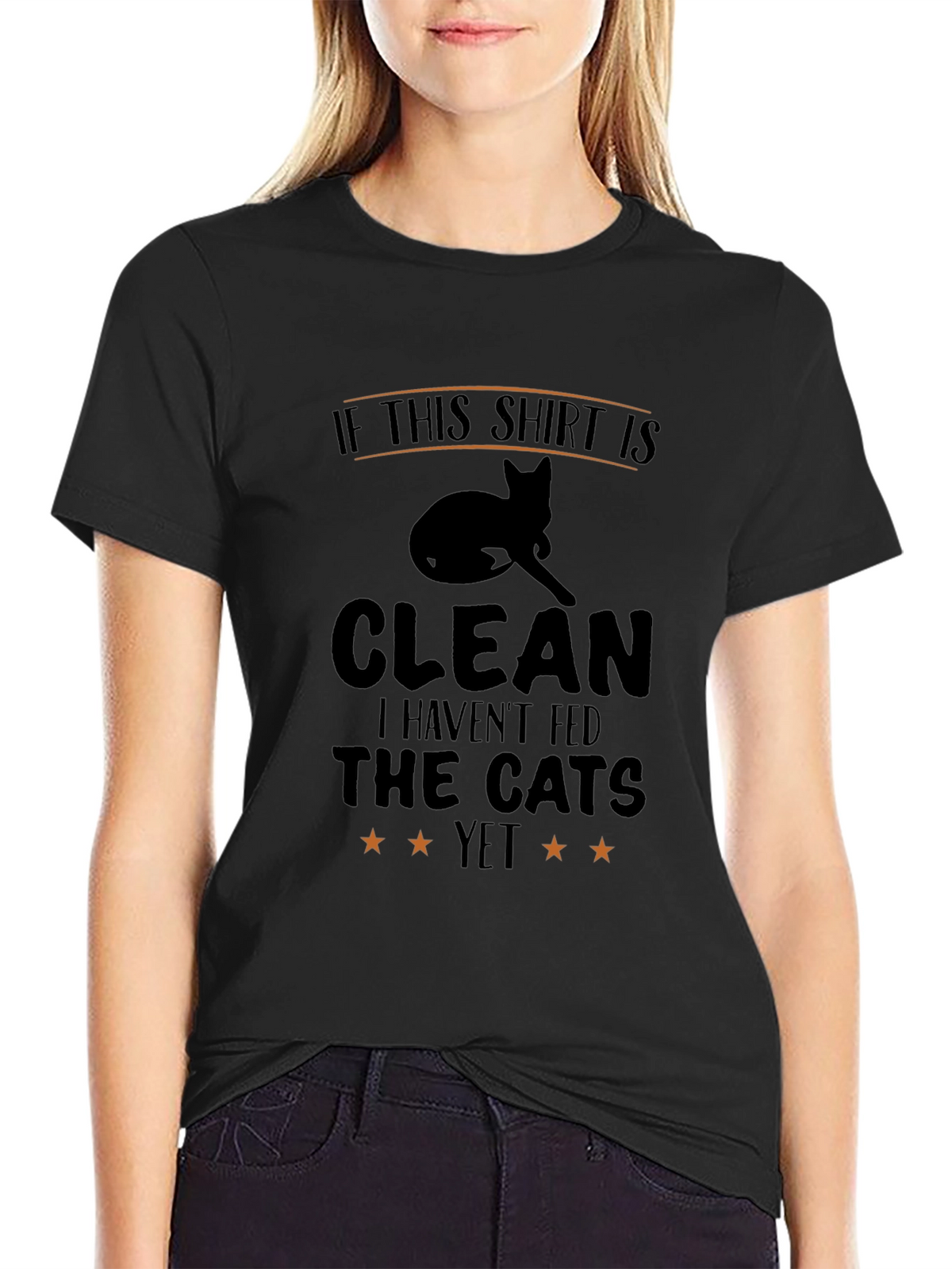 Funny Cat Lover T-Shirt: If This Shirt Is Clean