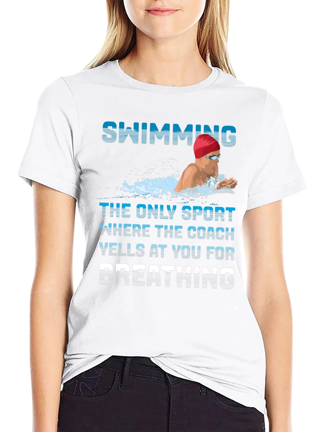 Swimming Coach Humor T-Shirt