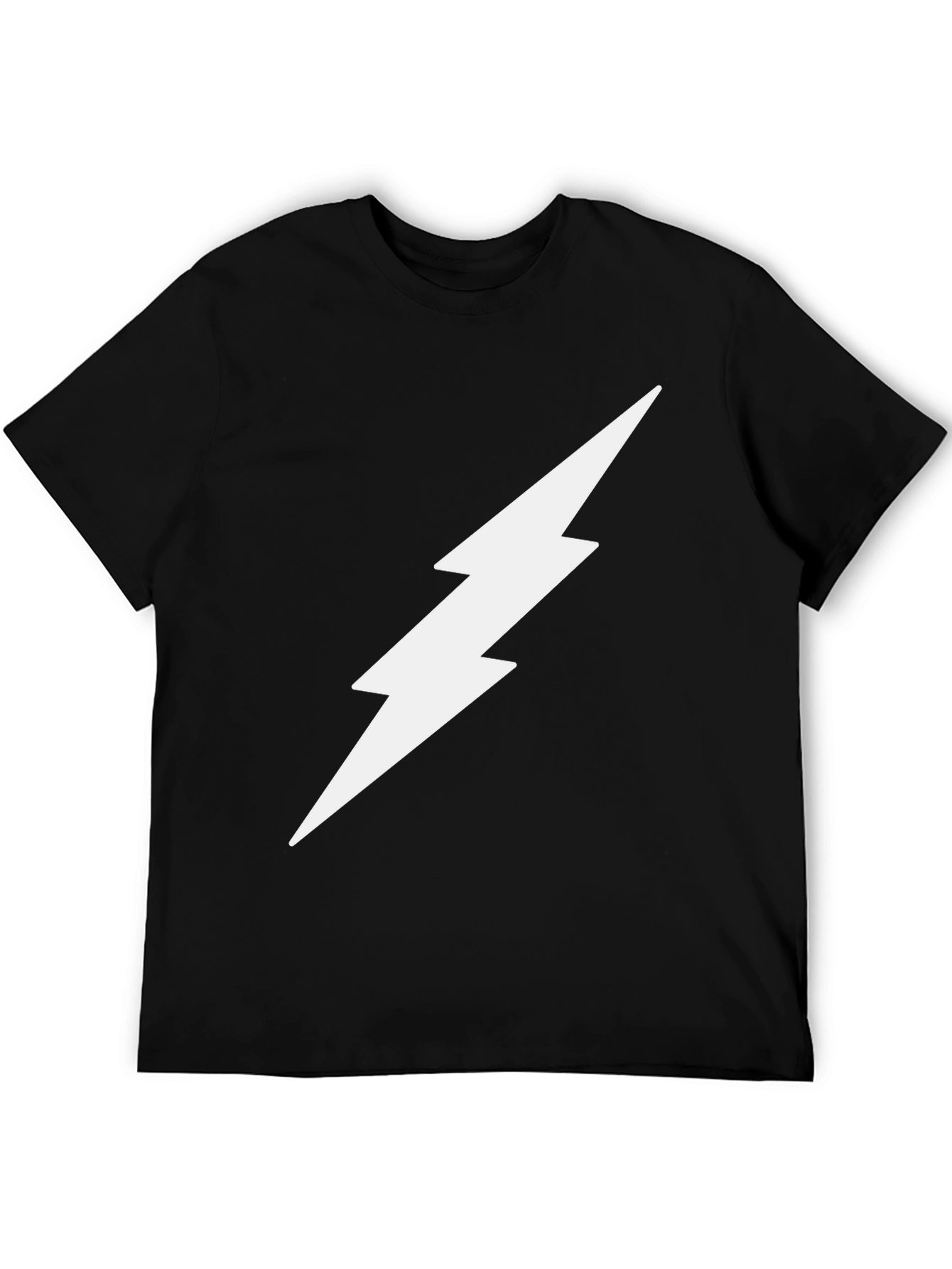 Lightning Bolt Graphic Tee - Modern Style